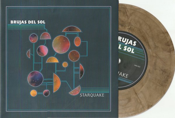 BRUJAS DEL SOL -Starquake- 7" clear/gold glitter vinyl  lim. 70)