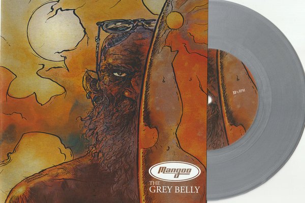 MANGOO/ENOS -Son of a Gun​/​The Grey Belly- SILVER vinyl 7" (ltd. 20)