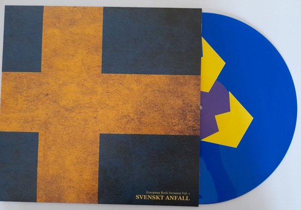 European Rock Invasion -Vol. 1 Swenskt Anfall- 12"-vinyl (Opaque Blue Edt. ltd. 150)