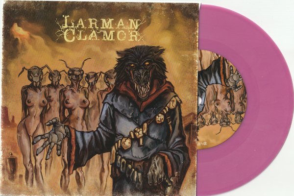 LARMAN CLAMOR/BLACKWULFGOAT -Split E.P.- purple vinyl (ltd. 63)