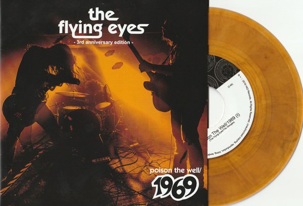 The Flying Eyes - Poison the well/1969- clear orange/Gold Glitter vinyl (ltd. 70)
