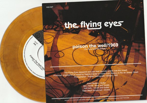 The Flying Eyes - Poison the well/1969- clear orange/Gold Glitter vinyl (ltd. 70)