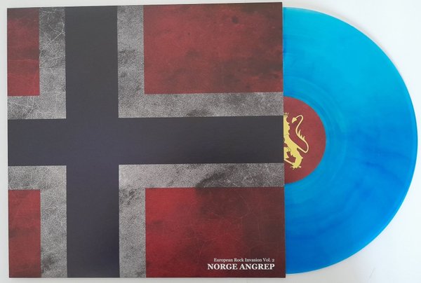 European Rock Invasion -Vol. 2 Norge Angrep- 12"-vinyl light blue misscolored