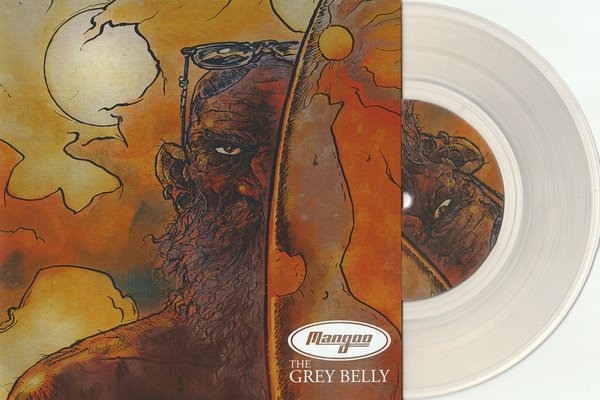 MANGOO/ENOS -Son of a Gun​/​The Grey Belly- clear vinyl 7" (ltd. 50)