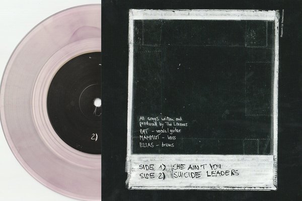The Loranes 'She ain't you/Suicide Leaders' Single 7" (light magenta signed)