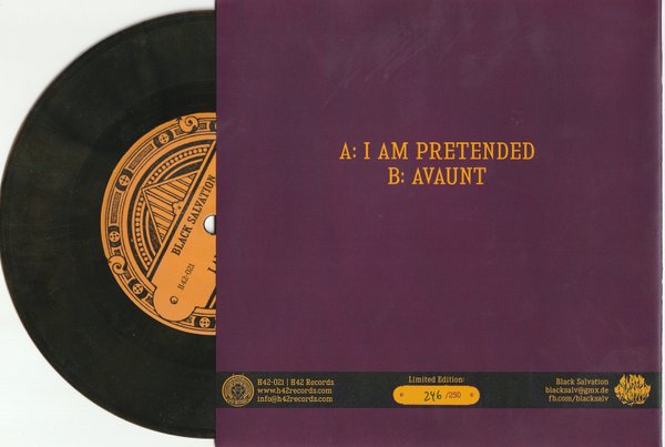 Black Salvation 'I Am Pretend' 7"-vinyl black (ltd. 75)