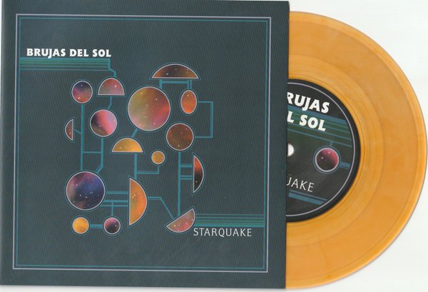BRUJAS DEL SOL -Starquake- 7" clear/orange vinyl lim. 100)