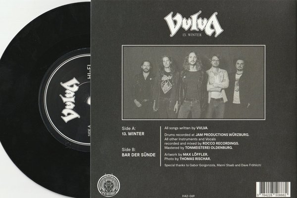 Vvlva '13. Winter' 7" Clear Black Vinyl -2nd Edition (2022)7