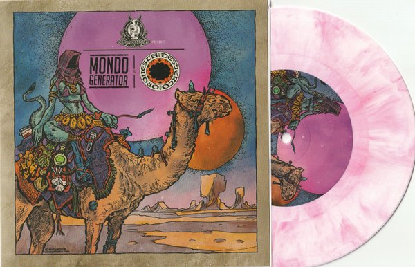 MONDO GEENERATOR/ORQUESTA DEL DESIERTO -DesertFest Vol. V baby pink (ltd. 160)